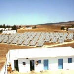 TUNISIA RENEWABLE ENERGY PROJECT A solar array at the Tunisia Renewable Energy Project.