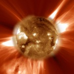 Sun Storm The sun erupting with a coronal mass ejection.