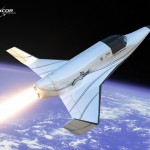 XCOR Lynx A concept image of the XCOR Lynx in orbital flight.