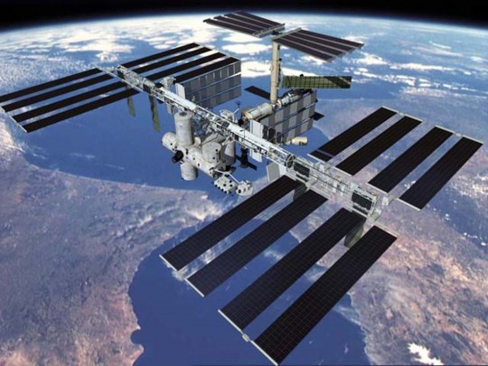 International Space Station The International Space Station orbiting above Earth
