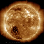 Solar Dynamics Observatory captured the flare in the Angstrom wavelength