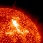 Solar Dynamics Observatory capture a close up of the solar flare
