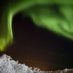 A geomagnetic storm on the night of January 24-25 produced an aurora at high latitudes