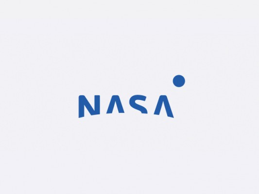 The most basic of Lapteff's proposed NASA logo designs.