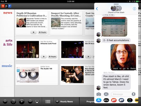 NPR App desperately needs to be updated