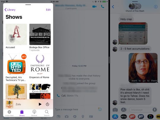 Three Apps At Once?